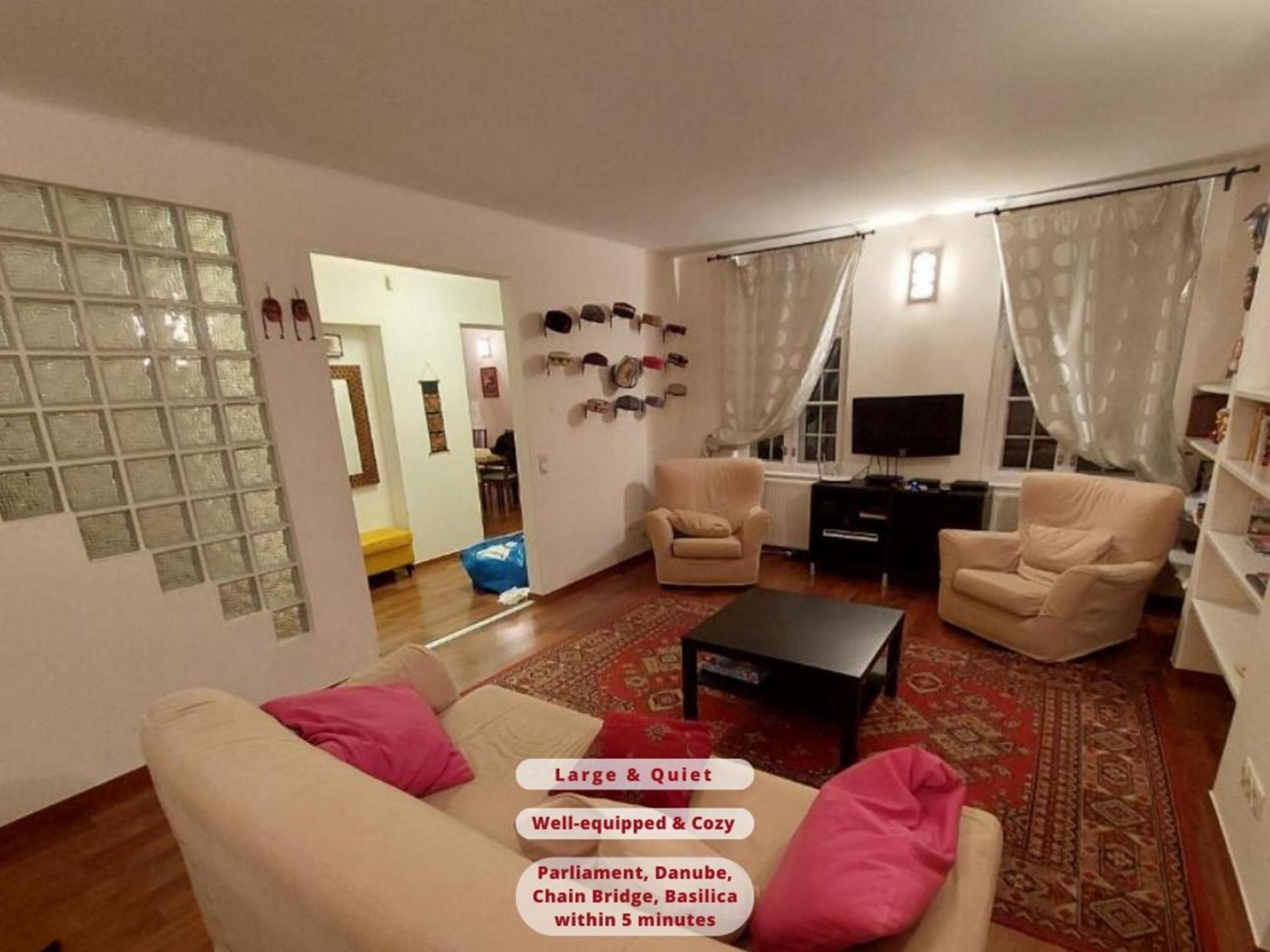Queen Zita Apt 130 M2 Near Chain Bridge Budapeszt Zewnętrze zdjęcie